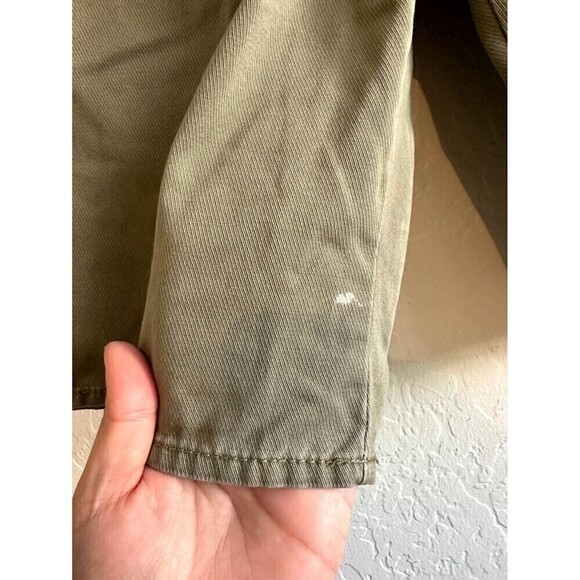 VANS Mid Rise Flat Front Chino Shorts Mens Size 28 Brown Slash Pocket - Picture 5 of 16